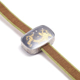 Japanese Silk and Jasper Necklace