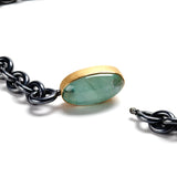 Emerald & Pearl Clasp
