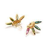 Gold & Platinum Tourmaline Earrings