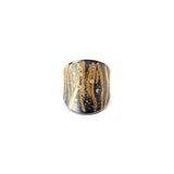 Sterling & Gold Tidal Ring