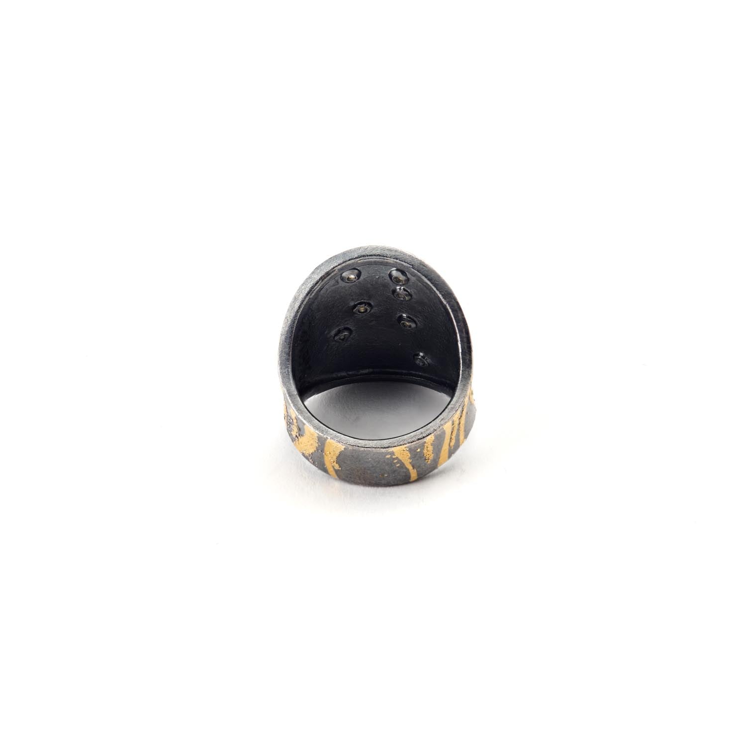 Sterling & Gold Tidal Ring