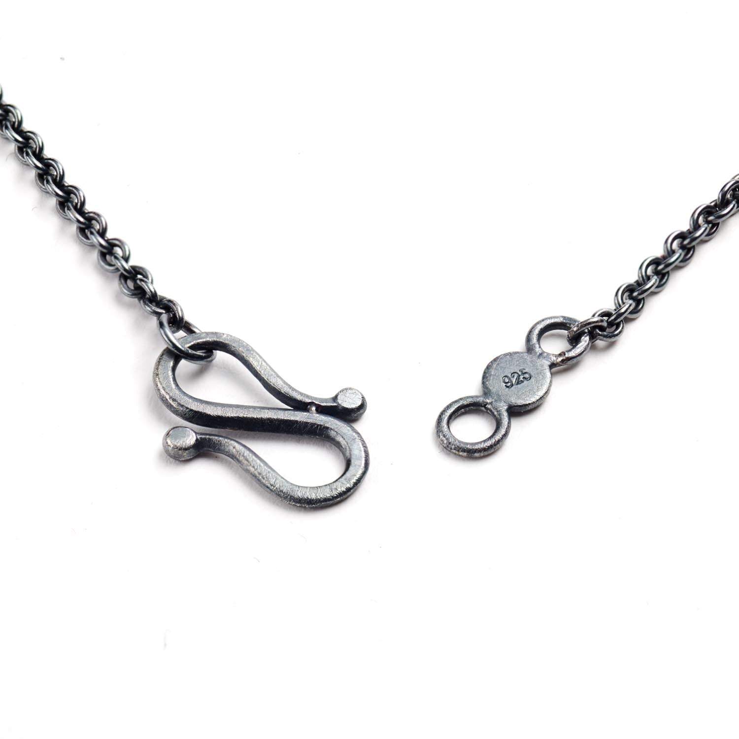 Hematite Heart Pendant Necklace