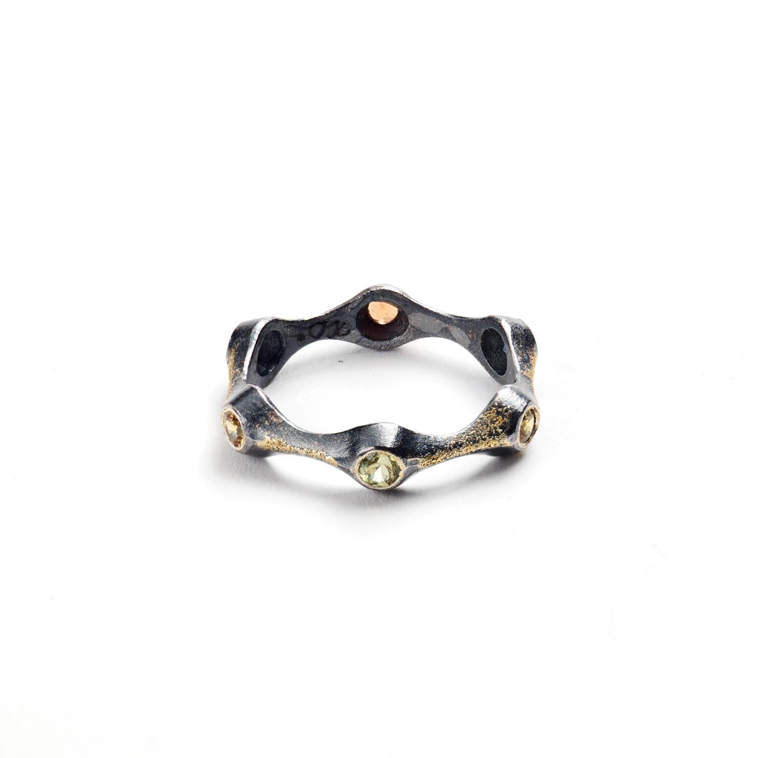 Multi-Color Sapphire Stacking Ring II