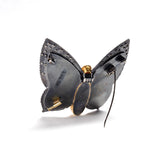 Moonstone Butterfly Brooch