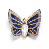 Moonstone Butterfly Brooch