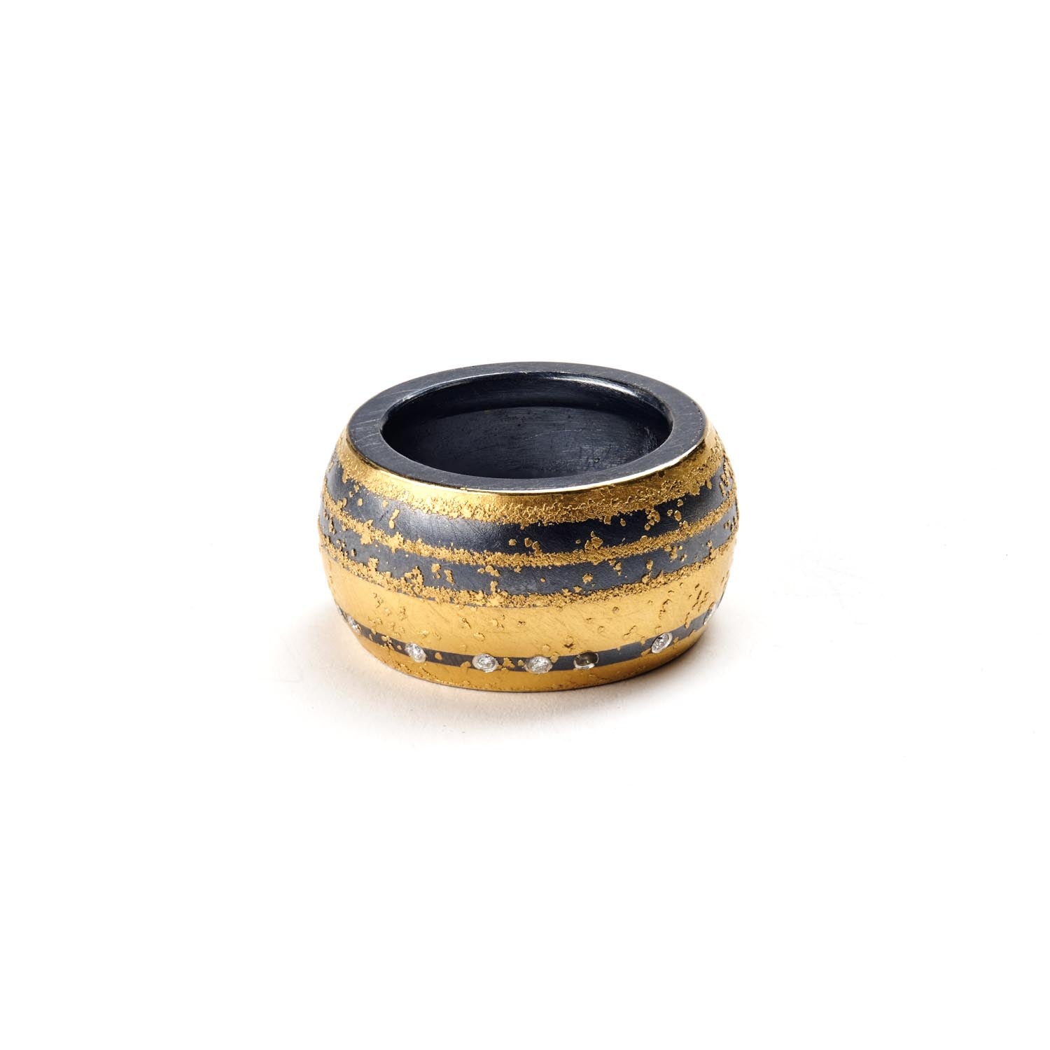 Men's Sterling Silver & Gold Ring