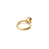 Solitaire Garnet Ring