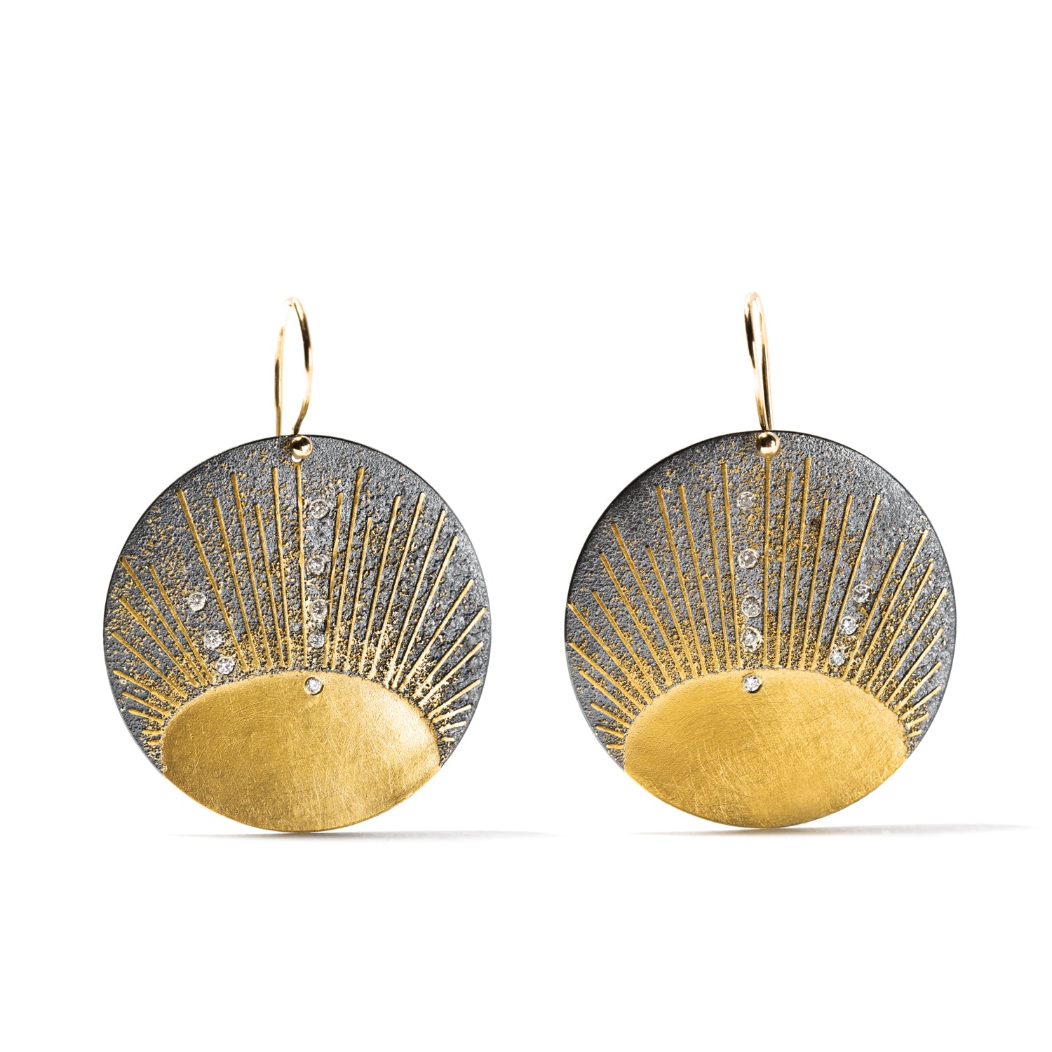 Morning Light Disc Earrings