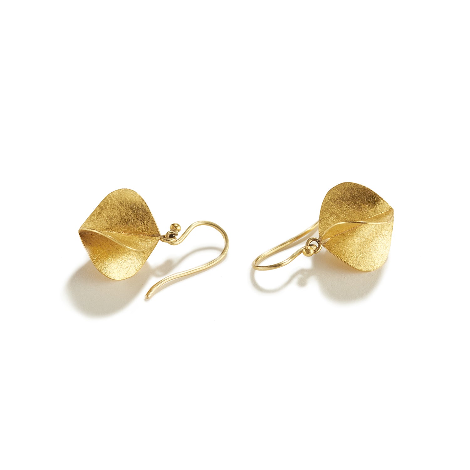Small Gold Propeller Shaped Dangles