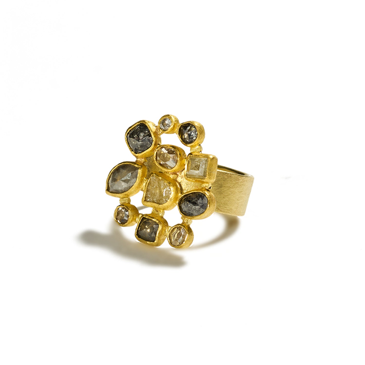 Round Mosaic Diamond Ring