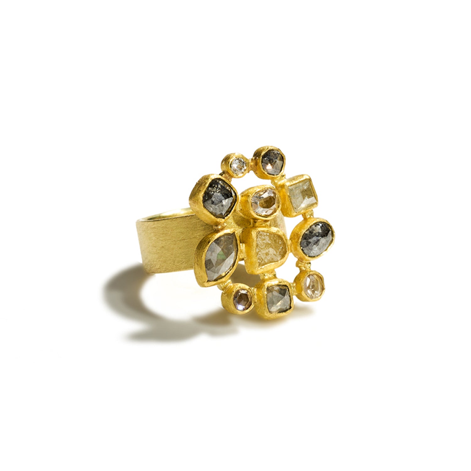 Round Mosaic Diamond Ring