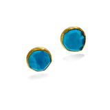 Rough Turquoise Stud Earrings