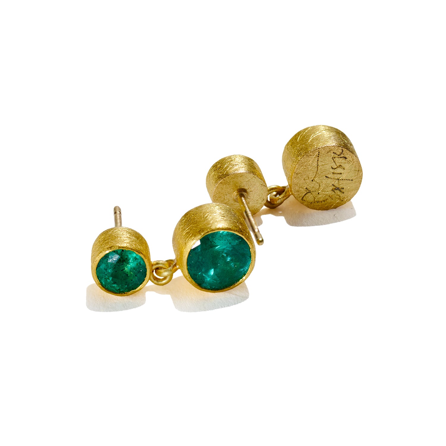 Zambian Emerald Earrings