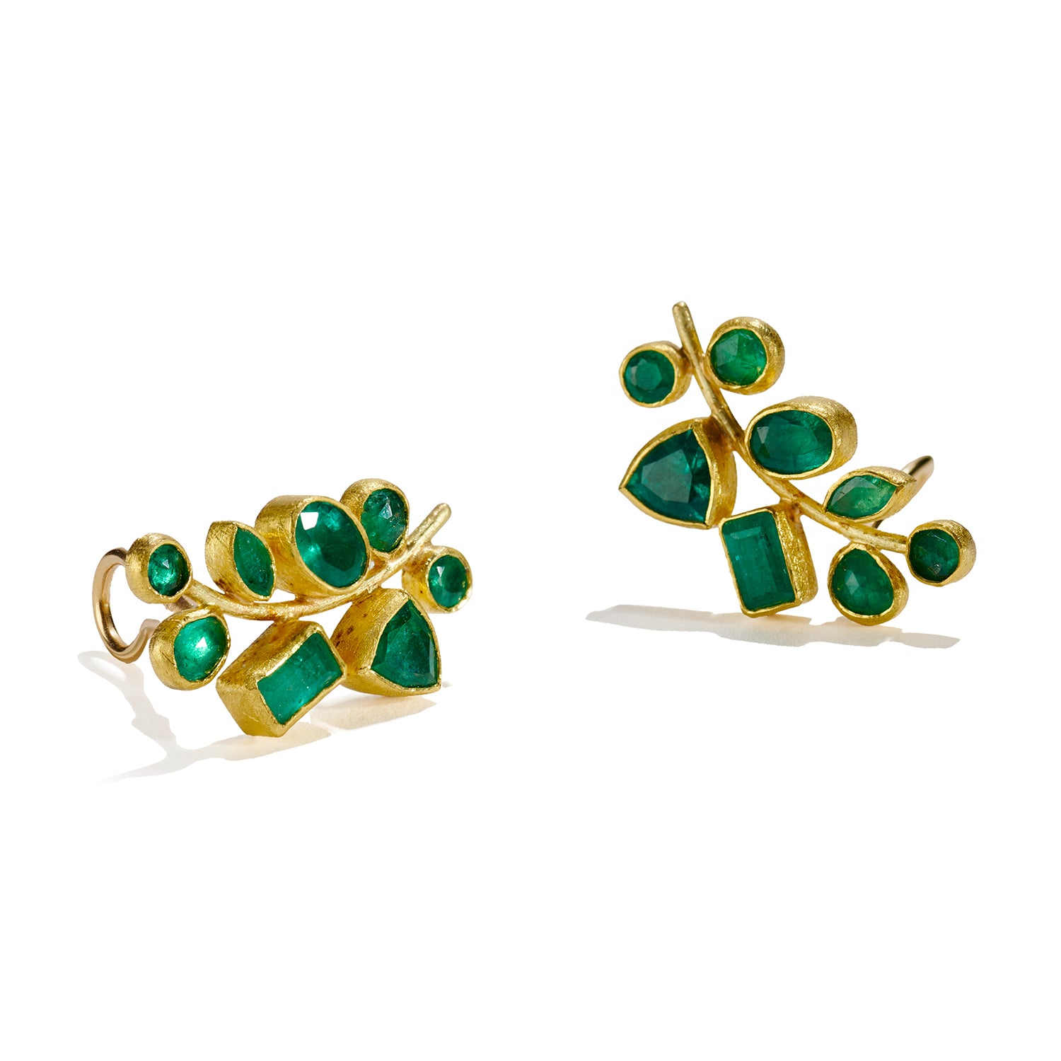Blooming Emerald Earrings