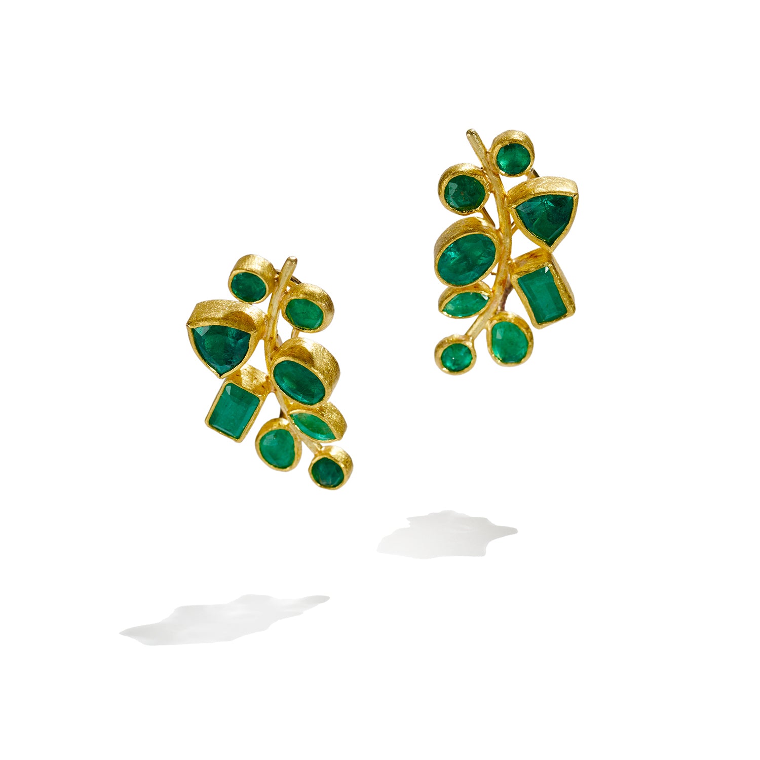Blooming Emerald Earrings