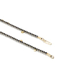 Black Diamond Bead Necklace