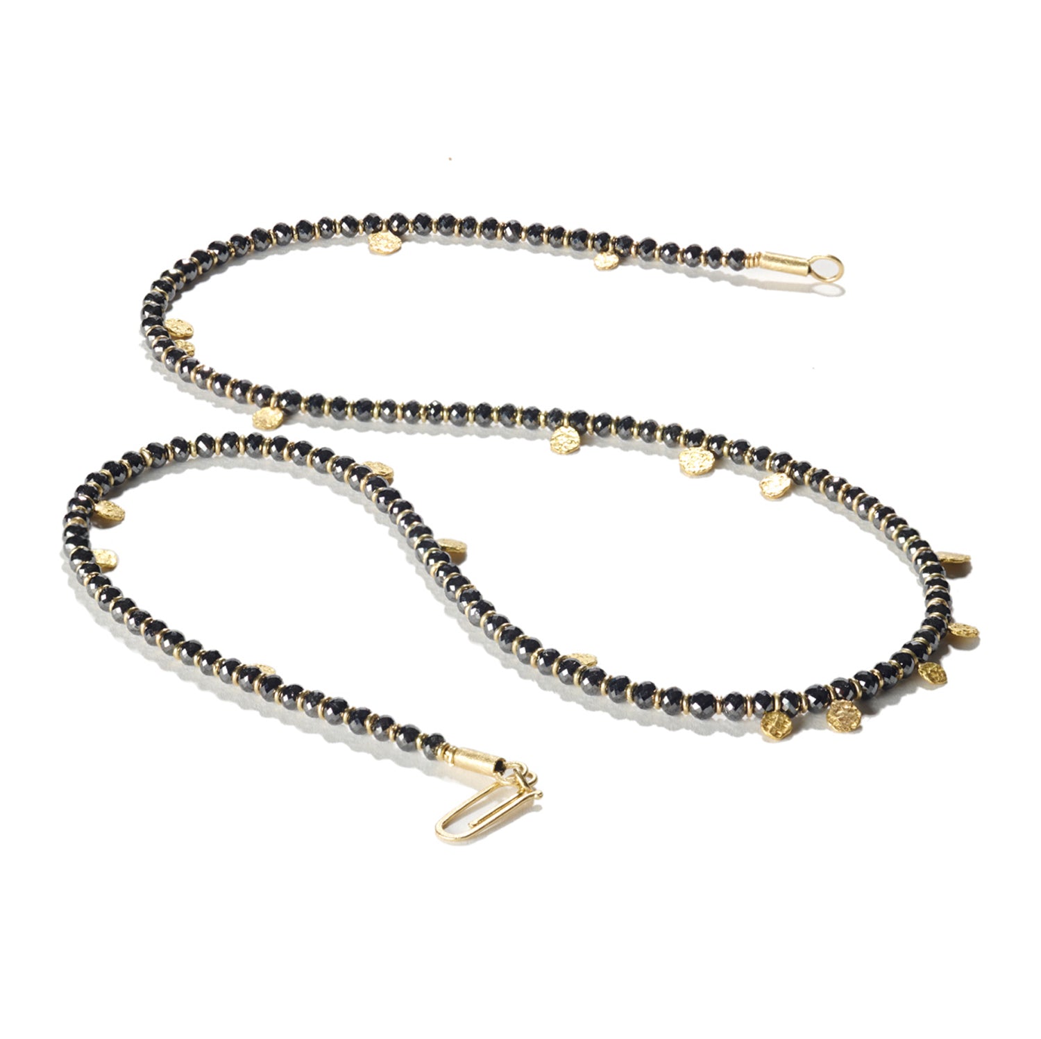 Black Diamond Bead Necklace