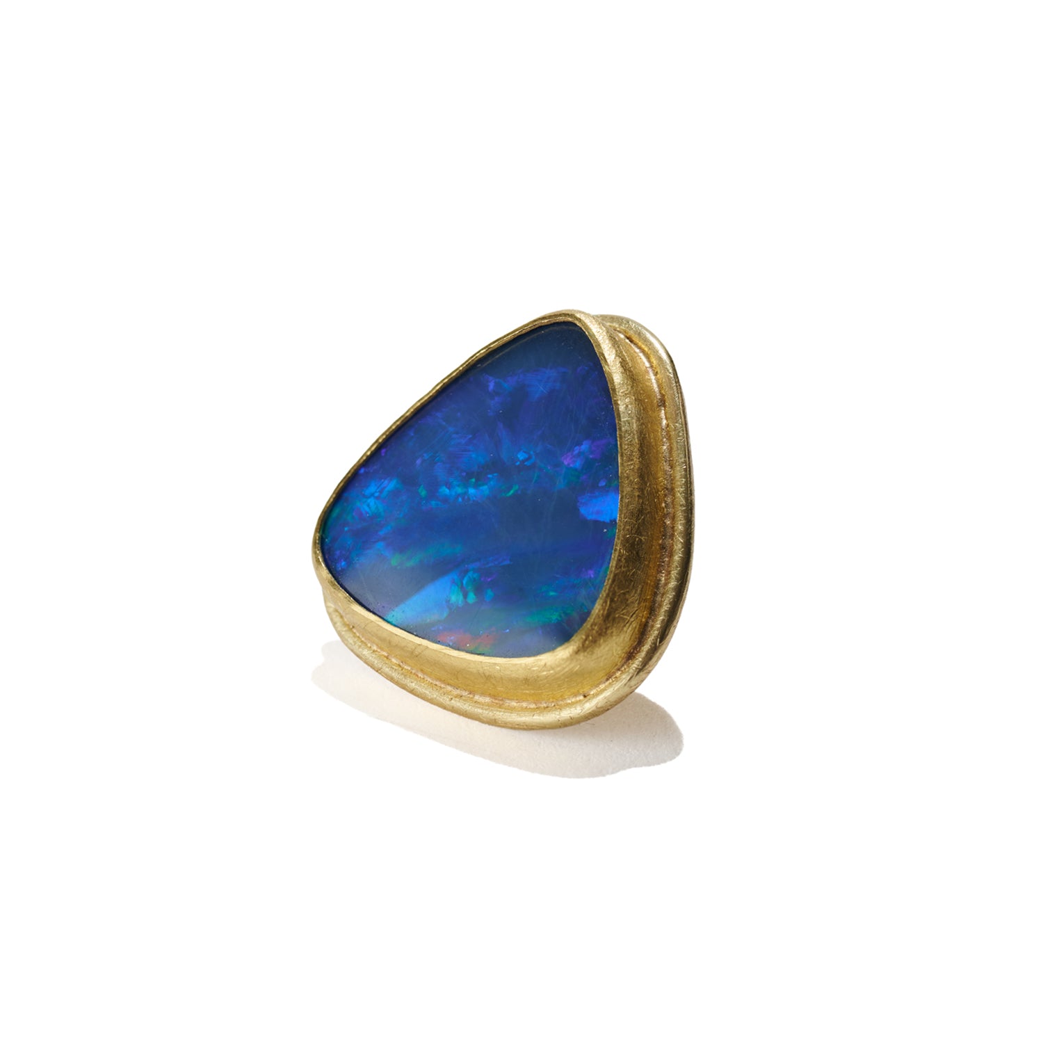 Large Australian Opal Doublet Earrings