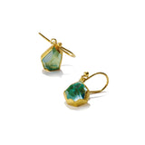 Rose Cut Aquamarine Earrings