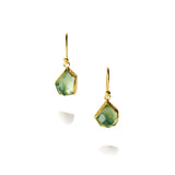 Rose Cut Aquamarine Earrings