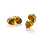 Faceted Citrine Drop Earrings