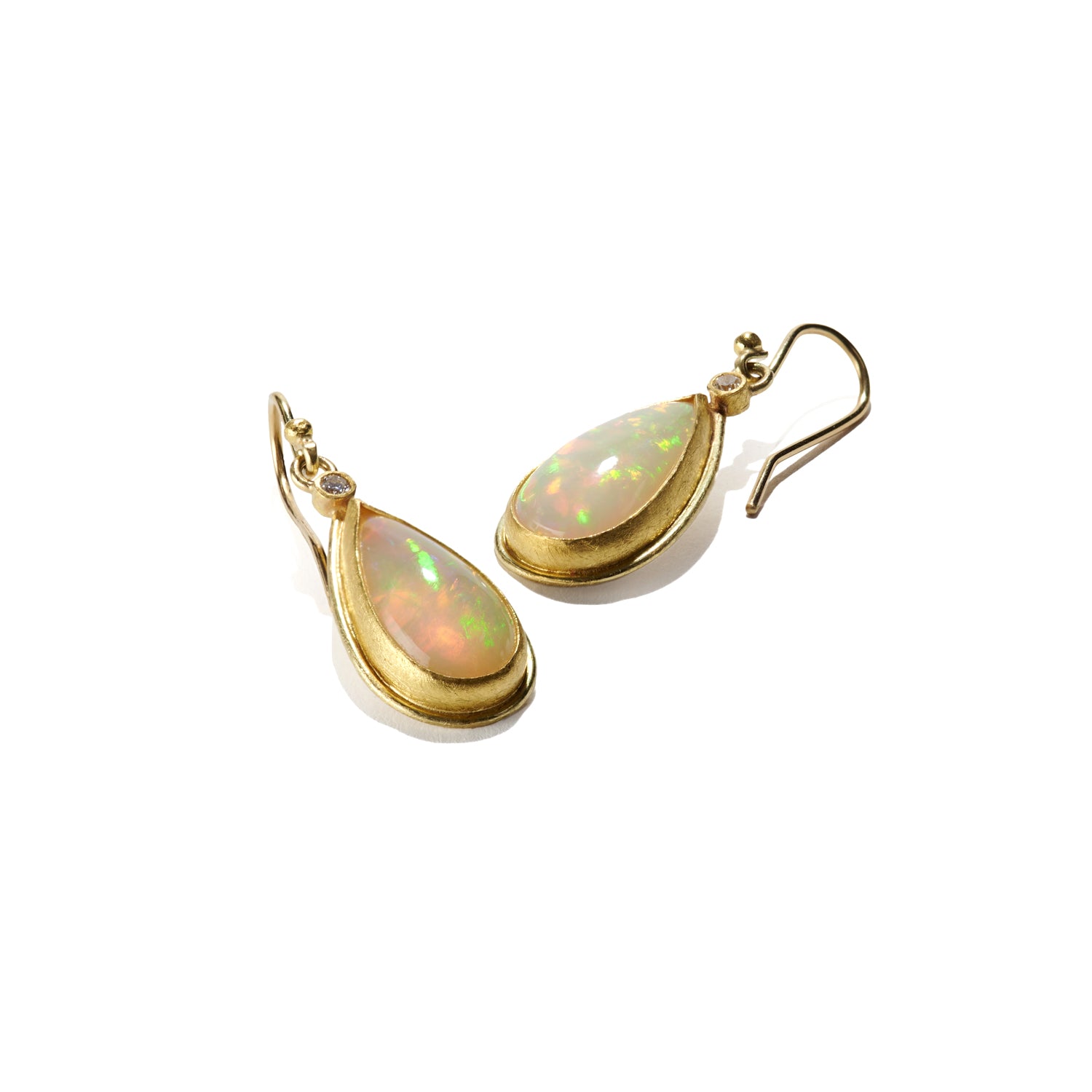 Ethiopian Opal Drop Earrings