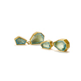 Aquamarine Tiered Drop Earrings