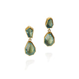 Aquamarine Tiered Drop Earrings