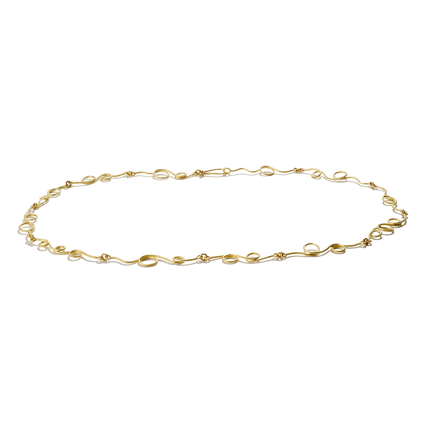 Gold Calligraphy Necklace