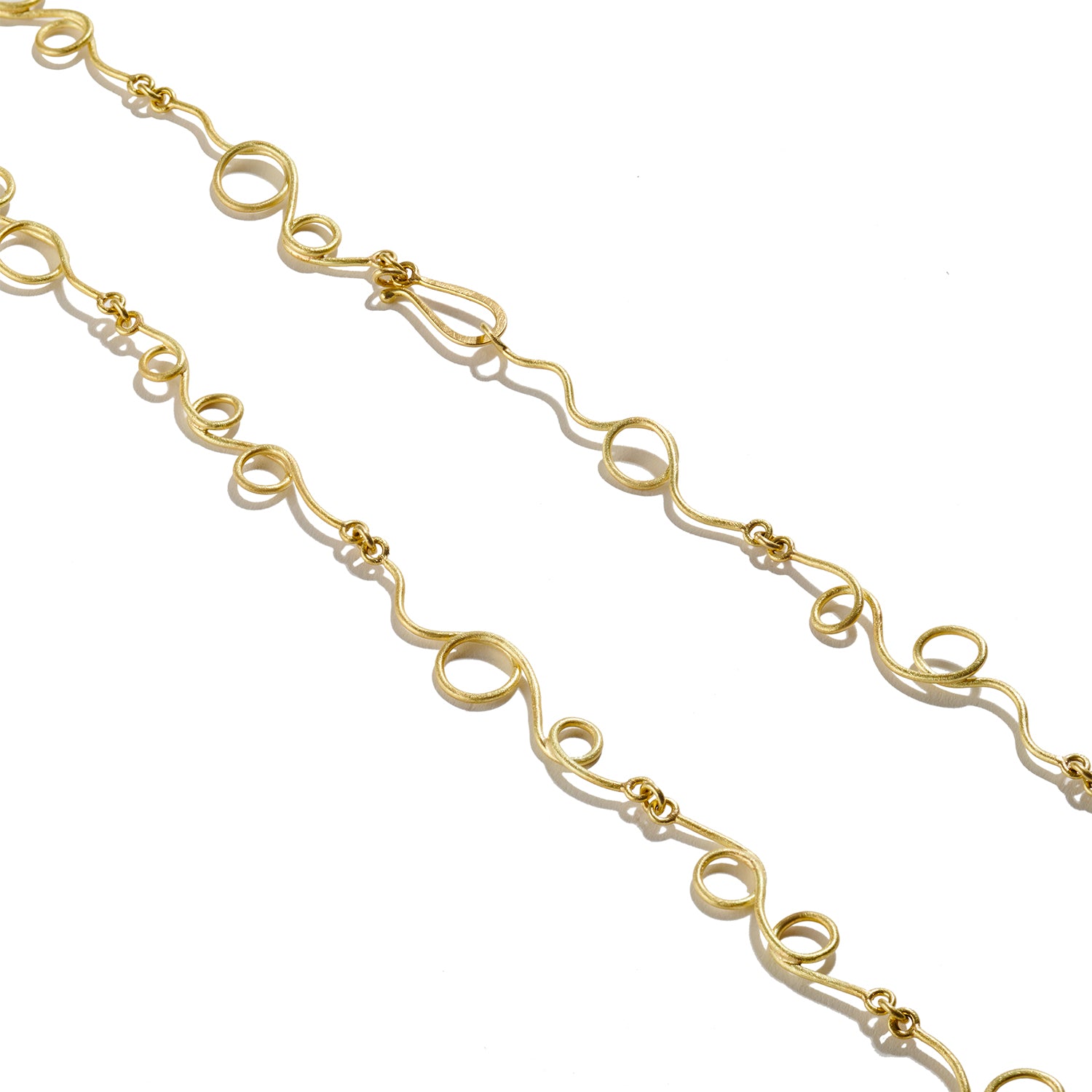 Gold Calligraphy Necklace