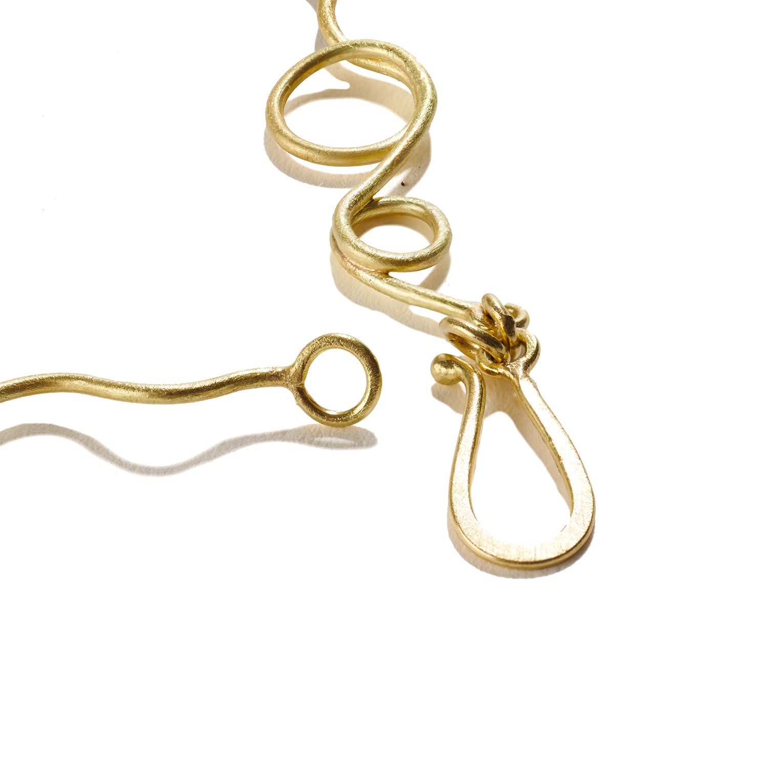 Gold Calligraphy Necklace