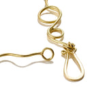 Gold Calligraphy Necklace