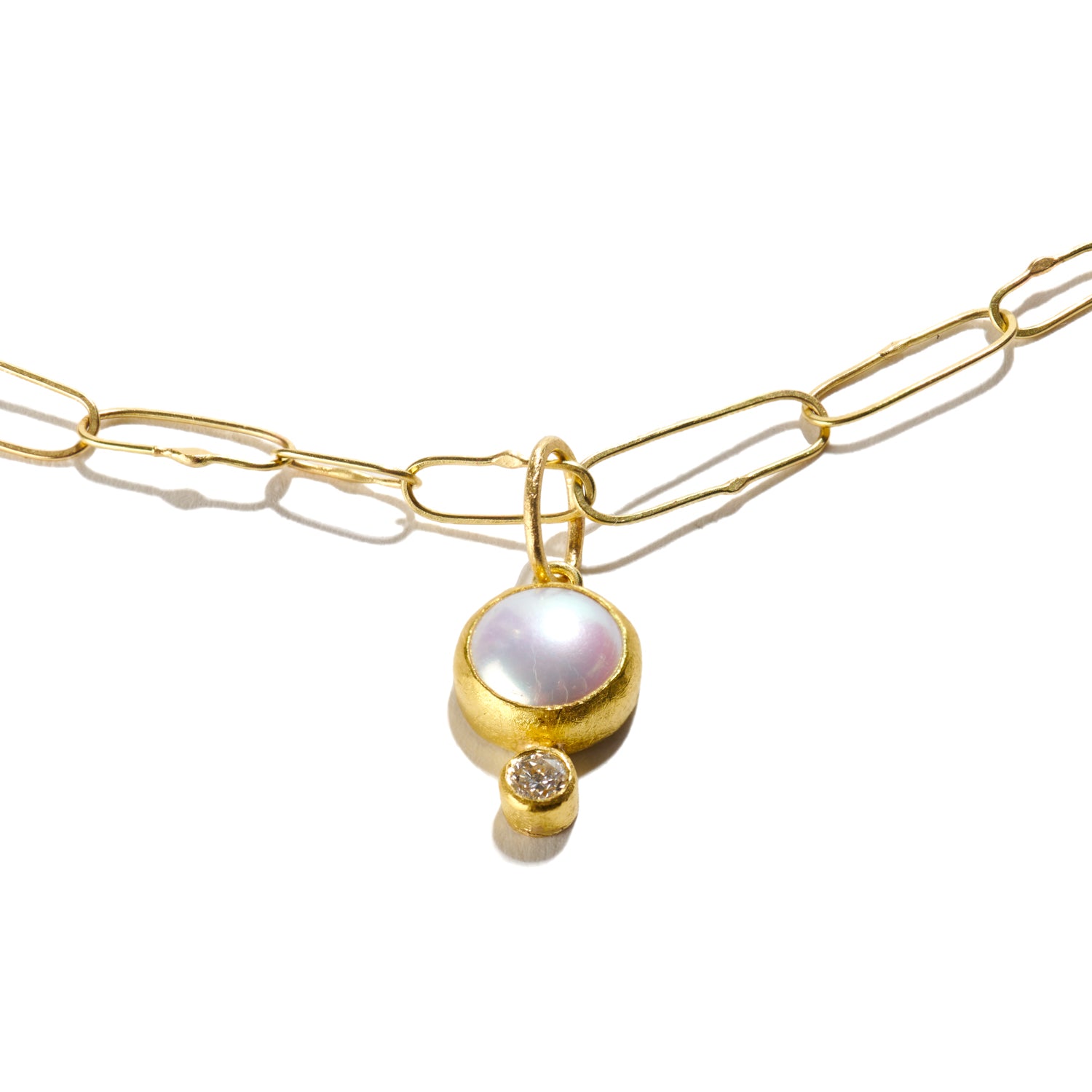 Akoya Pearl & Diamond Pendant