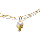 Akoya Pearl & Diamond Pendant