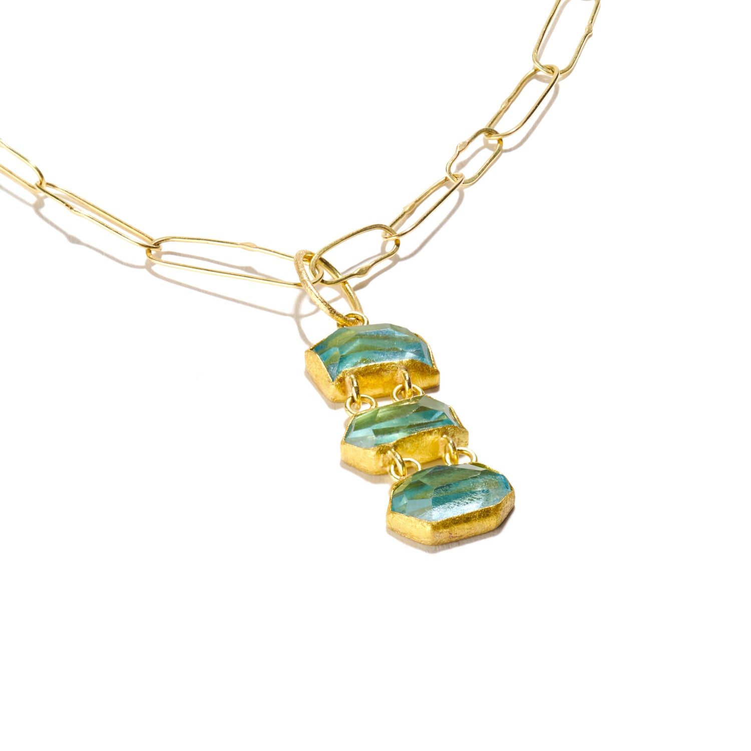 Aquamarine Drop Pendant