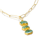 Aquamarine Drop Pendant