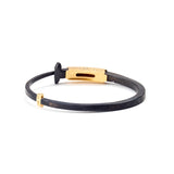 Gold Collar Nail Bracelet with Diamonds