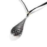 Swirl Pendant Necklace ~ Small