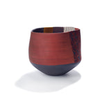 Small Bowl in Red with Gold Leaf I