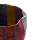 Small Bowl in Red with Gold Leaf I