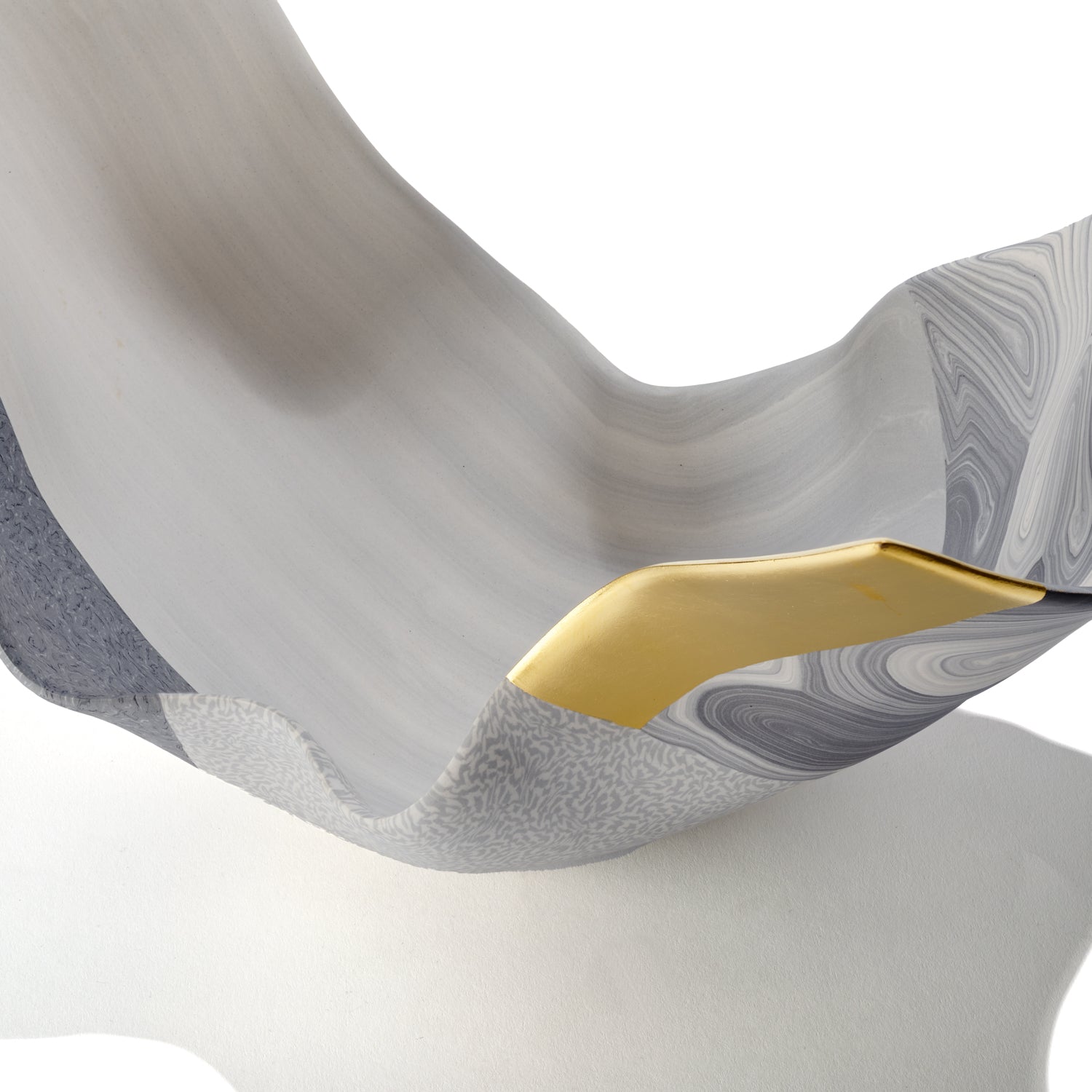 Large Arabesque Vessel with Gold Leaf II