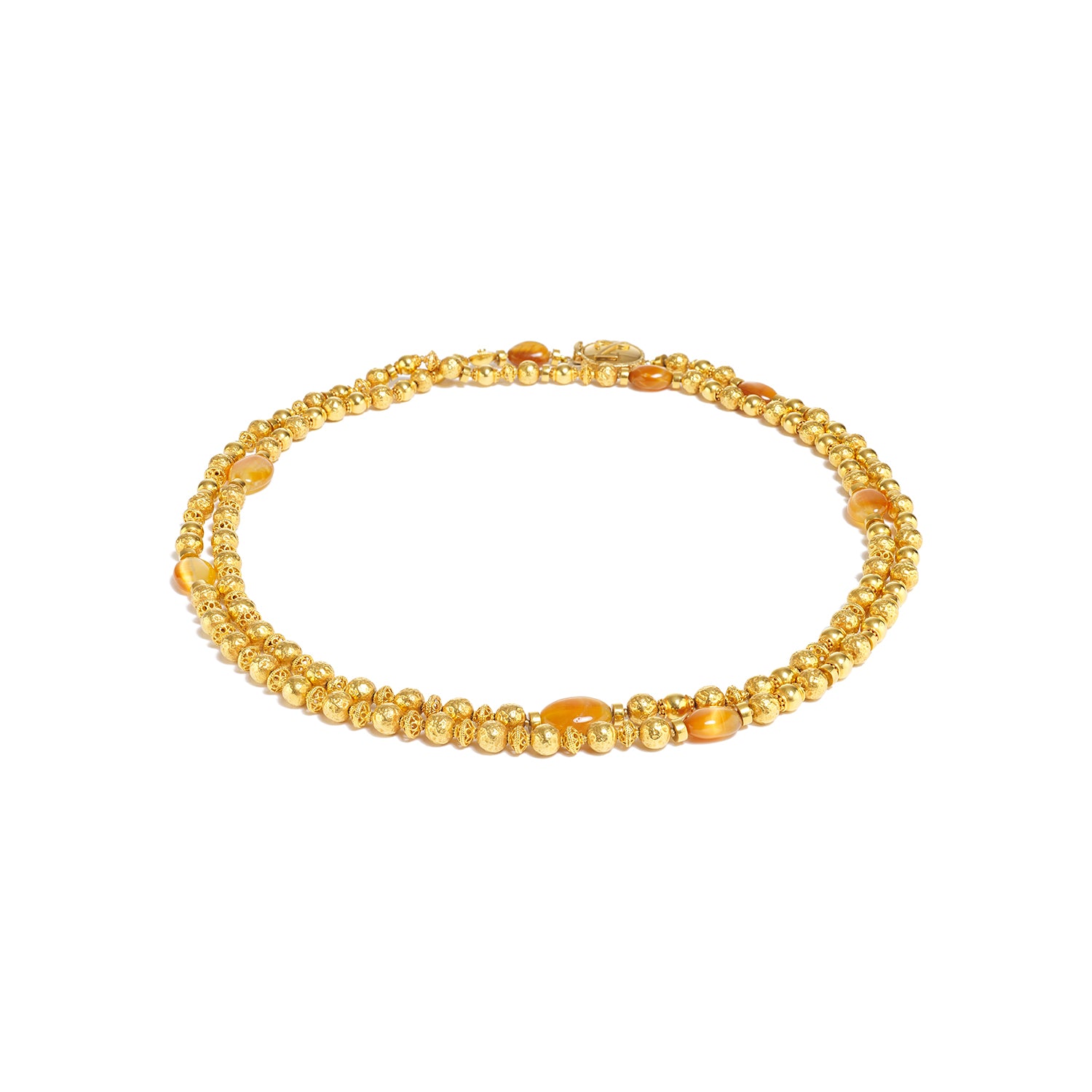 Gold and Golden Opal Necklace