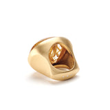 Oval Rutilated Quartz Ring