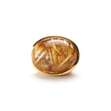 Oval Rutilated Quartz Ring