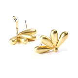 Golden Petal Earrings