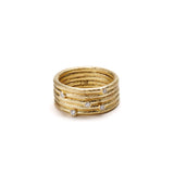 Spiral Cigar Band Ring