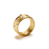 Spiral Cigar Band Ring