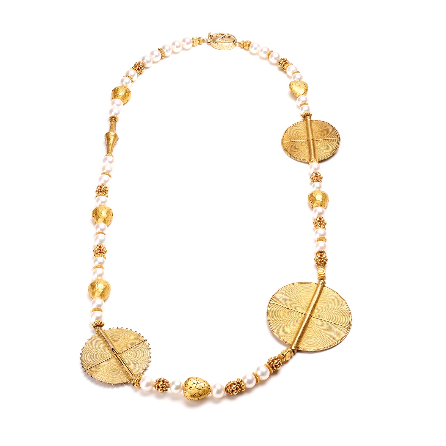Baule Gold & Akoya Pearl Necklace