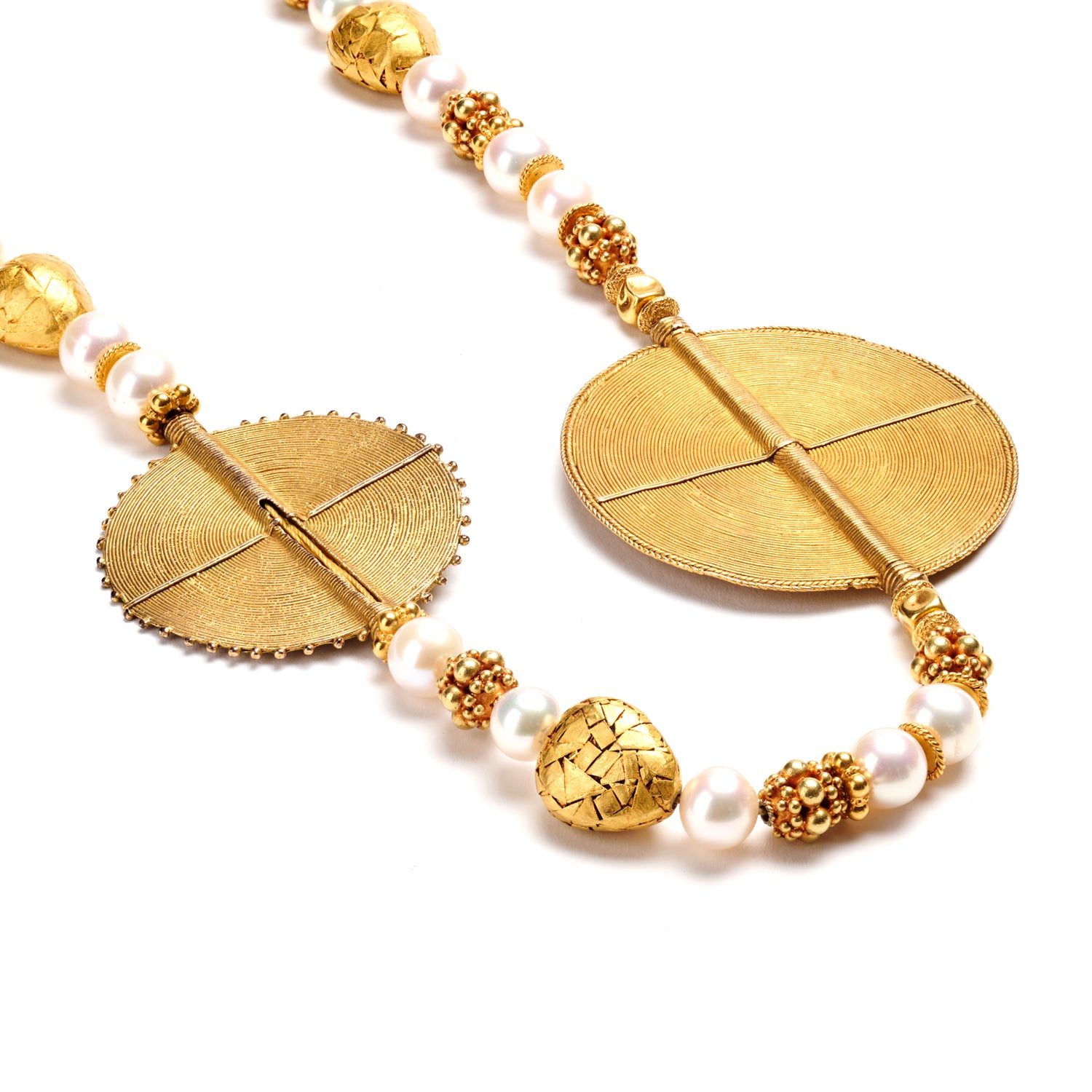 Baule Gold & Akoya Pearl Necklace