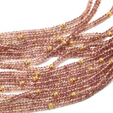 Multi-Strand Color Change Garnet Necklace